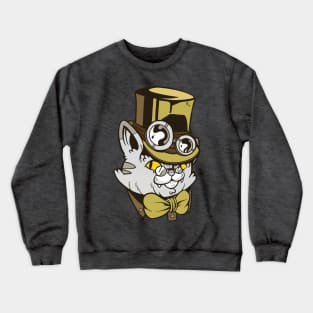 Steampunk Cat Crewneck Sweatshirt